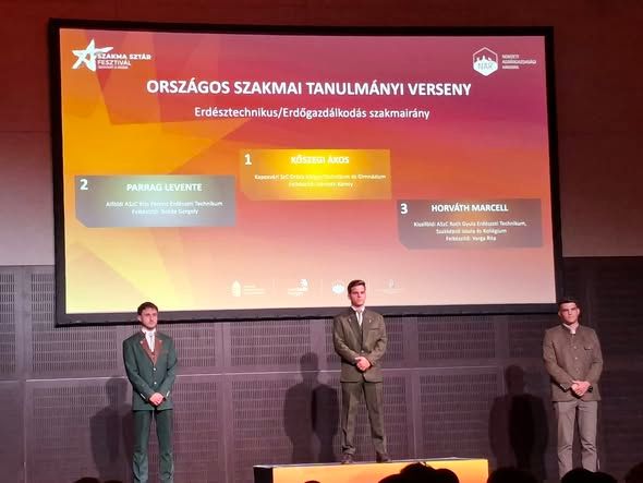 Ismét a Dráva völgyéből került ki a legjobb erdésztechnikus tanuló