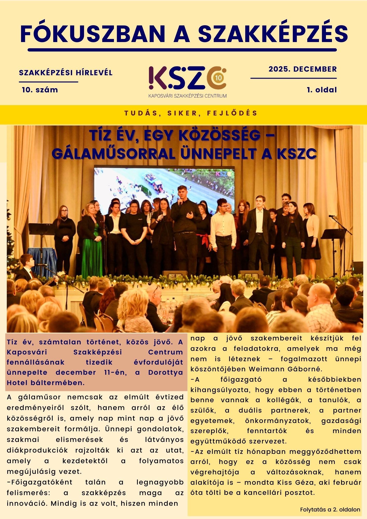 Megjelent a Fókuszban a szakképzés decemberi száma