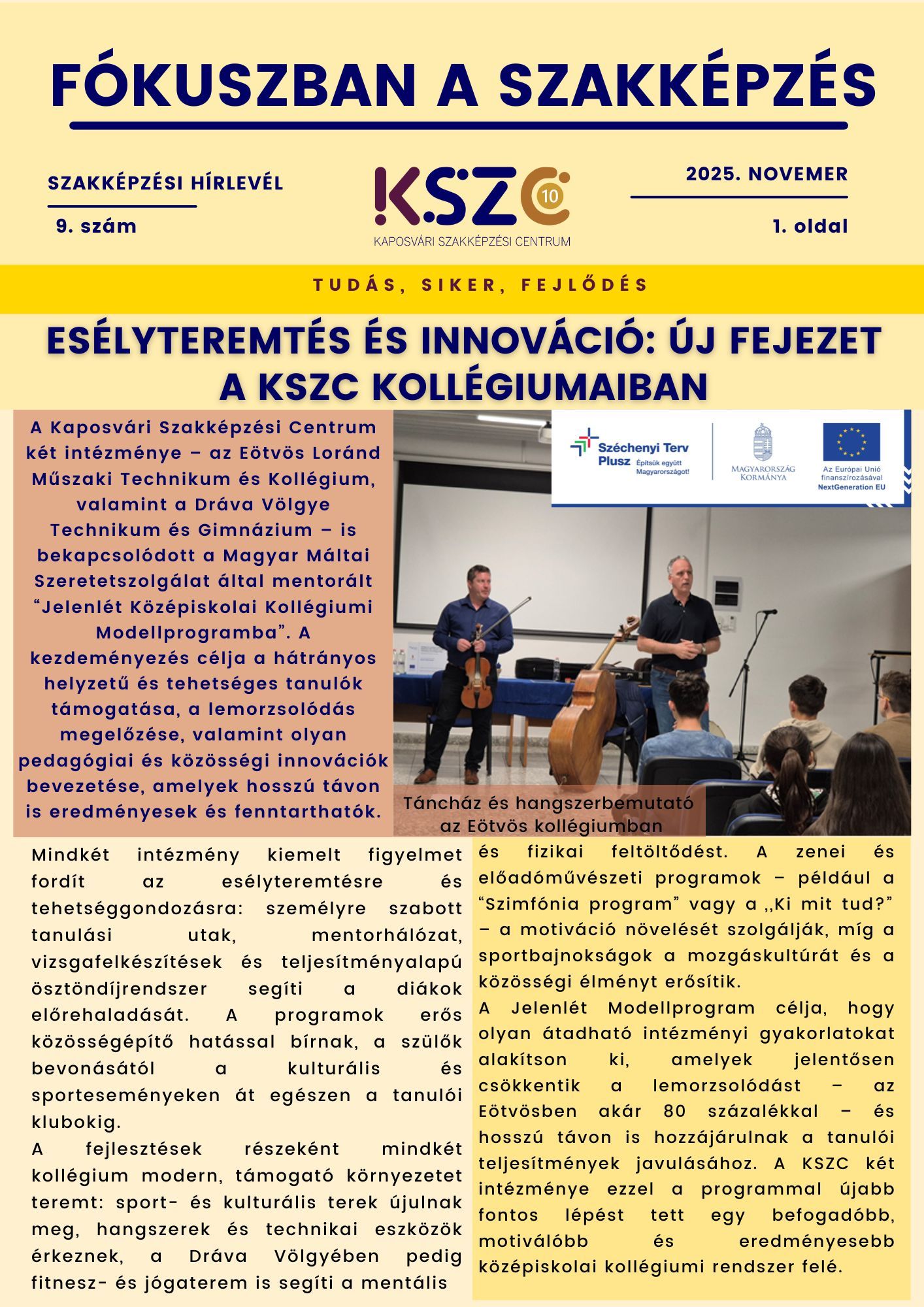 Megjelent hírlevelünk novemberi száma