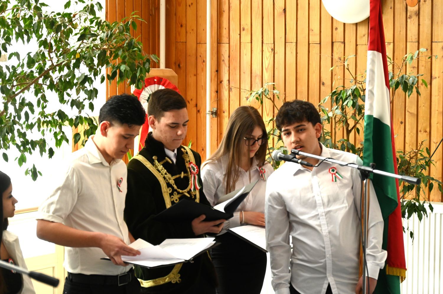 A forradalomra emlékezünk