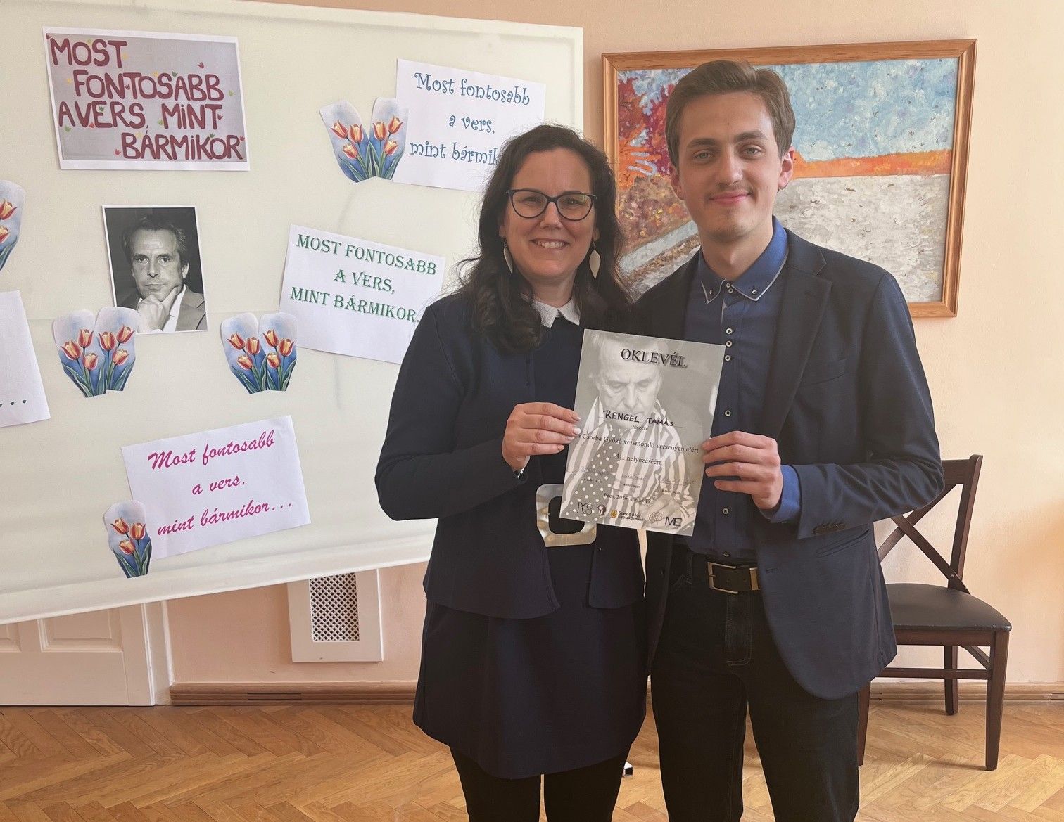 Akire büszkék vagyunk – országos első hely a versmondó versenyen