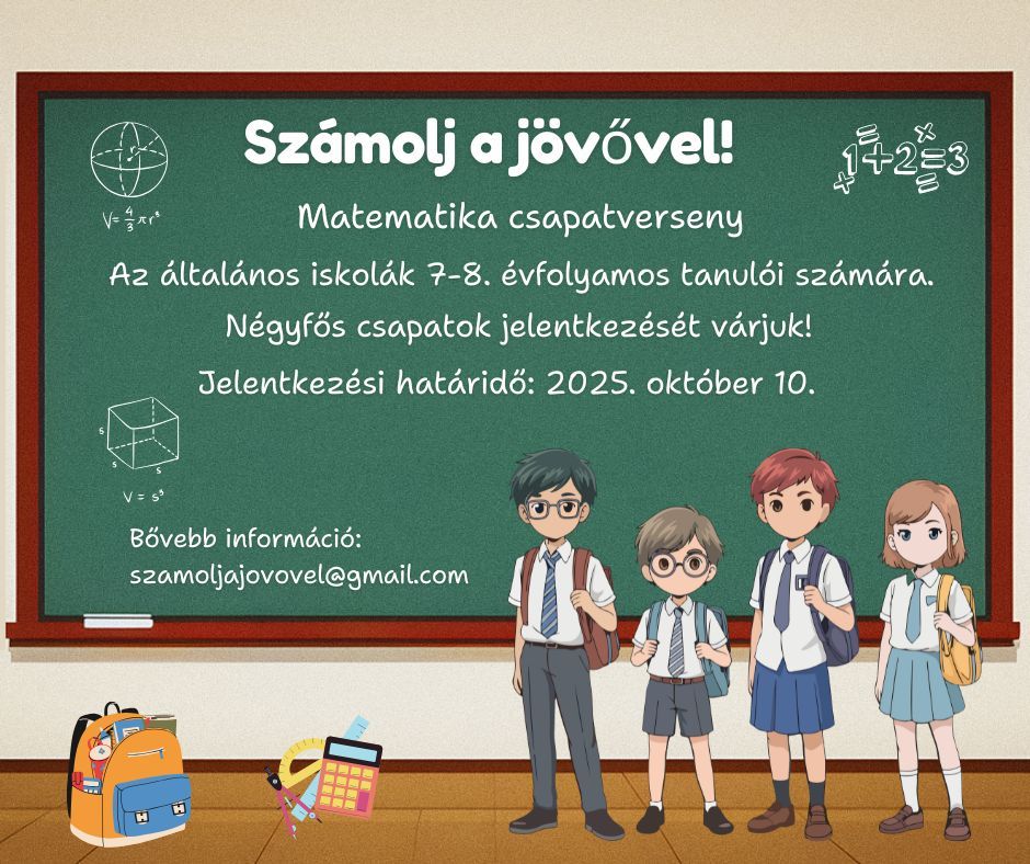 Számolj a jövővel!