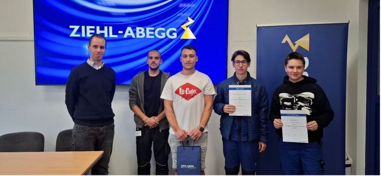 Eötvös-sikerek a ZIEHL-ABEGG ágazati versenyen
