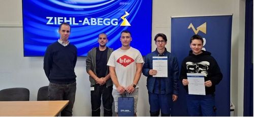 Eötvös-sikerek a ZIEHL-ABEGG ágazati versenyen